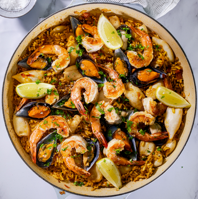 Authentic Prawn Paella Recipe | RecipeLabs